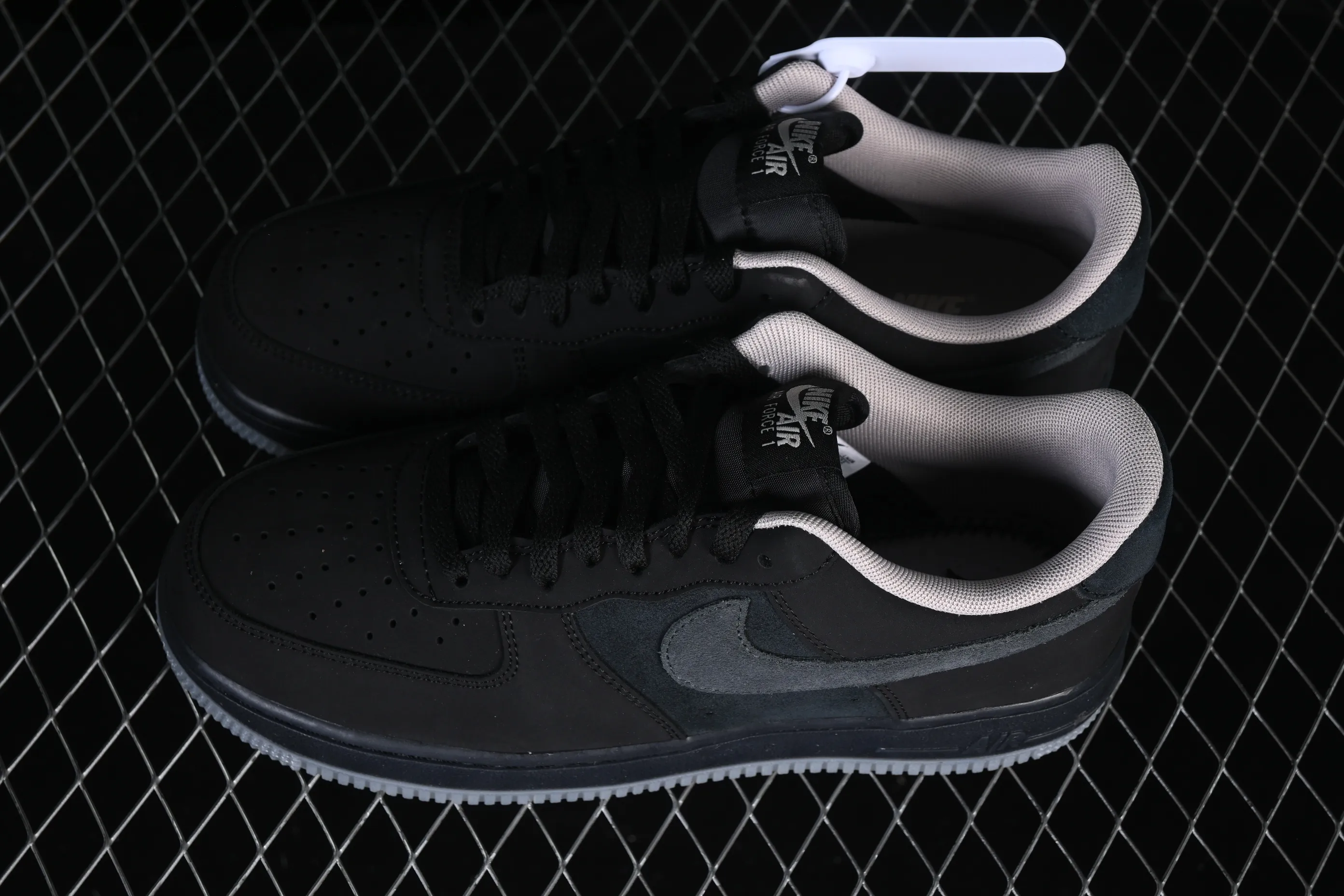 All categories Nk Air Force 1 Air Force series Nk Air Force 1 Low Air Force low-top Nike Air Force 1'07 Low matte all-black Air Force 1 low-top casual sneakers IQ9791-001